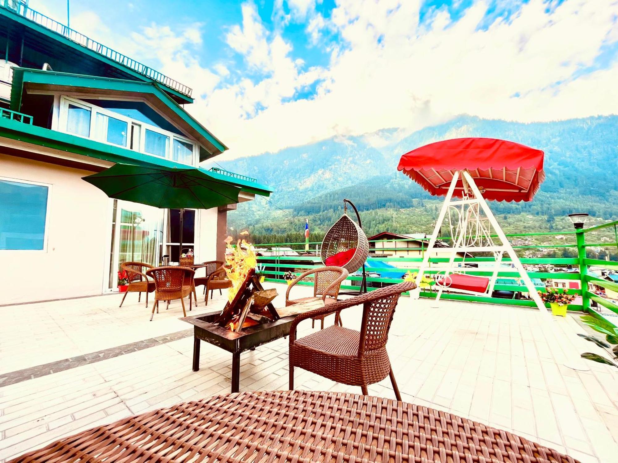 Tata Vista Resort Mall Road Manali - Centrally Heated & Air Cooled Exterior foto